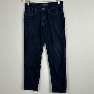 DUER Slim Fit Performance Denim Dark Blue Jeans Mens Sz 30 L2X01R Organic Cotton